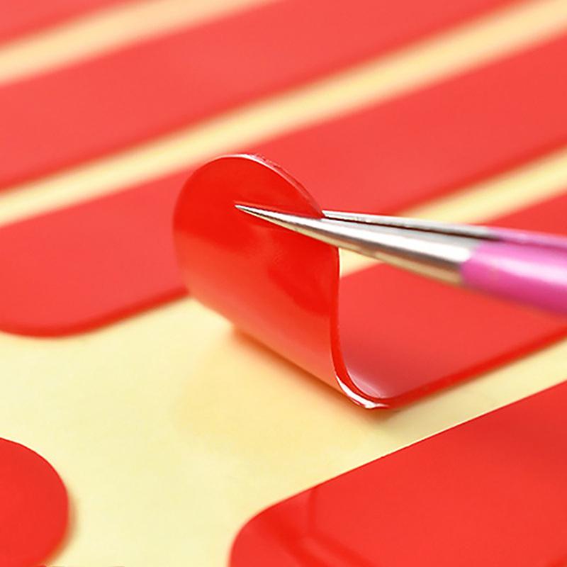 24/40Pcs Clear Nail Adhesive Tape False Nails Display Stand Glue Stickers Double-Sided Pasted Manicure Practice Showing Tools