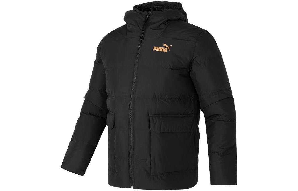 PUMA Down Jackets Men s Black Hooded Moderate Other 625633-01 S