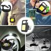 1pcs Outdoor Camping Hiking Mini Flashlight Keychain Cob Led Light Rechargeable Cob Light Waterproof Portable Led Work Lights