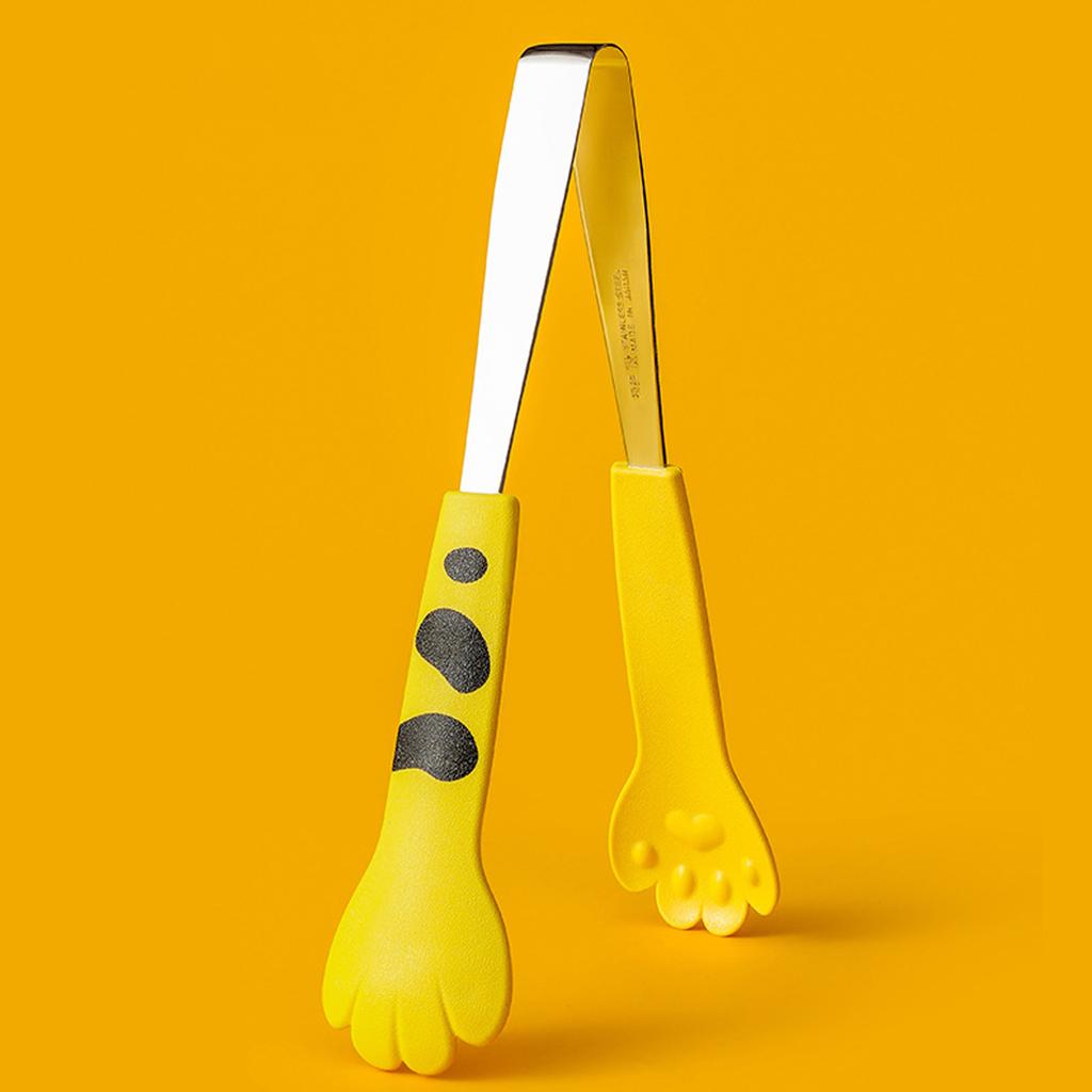 Cats Claw Food Tongs Stainless Steel Non Slip Comfortable Grip Bakery Serving Tongs Multifunctional Kitchen Tongs for Barbecue Bake Snack