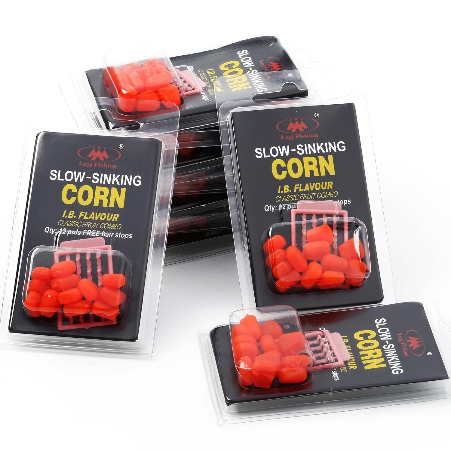 

Рибальське спорядження 12 шт./лот Підроблені м’які приманки Кукурудза Хороша якість Рибальська приманка Наживка Ловля коропа 24pcs червоний