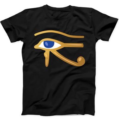 Occhio di Dio Ra Simbolo dell'Antico Egitto Regalo Divertente T-shirt Nera 232