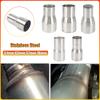 Universal Stainless Steel 51mm 63mm 57mm 76mm Car Exhaust Reducer Connector Pipe Tube Adapter Intake Pipe Connection Joint