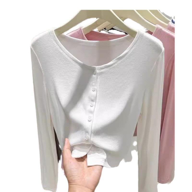 Women's Pink Modal Sleeveless Summer Cardigan - Ice Silk Knitted Shawl for Sun Protection and Air-Conditioned Rooms.