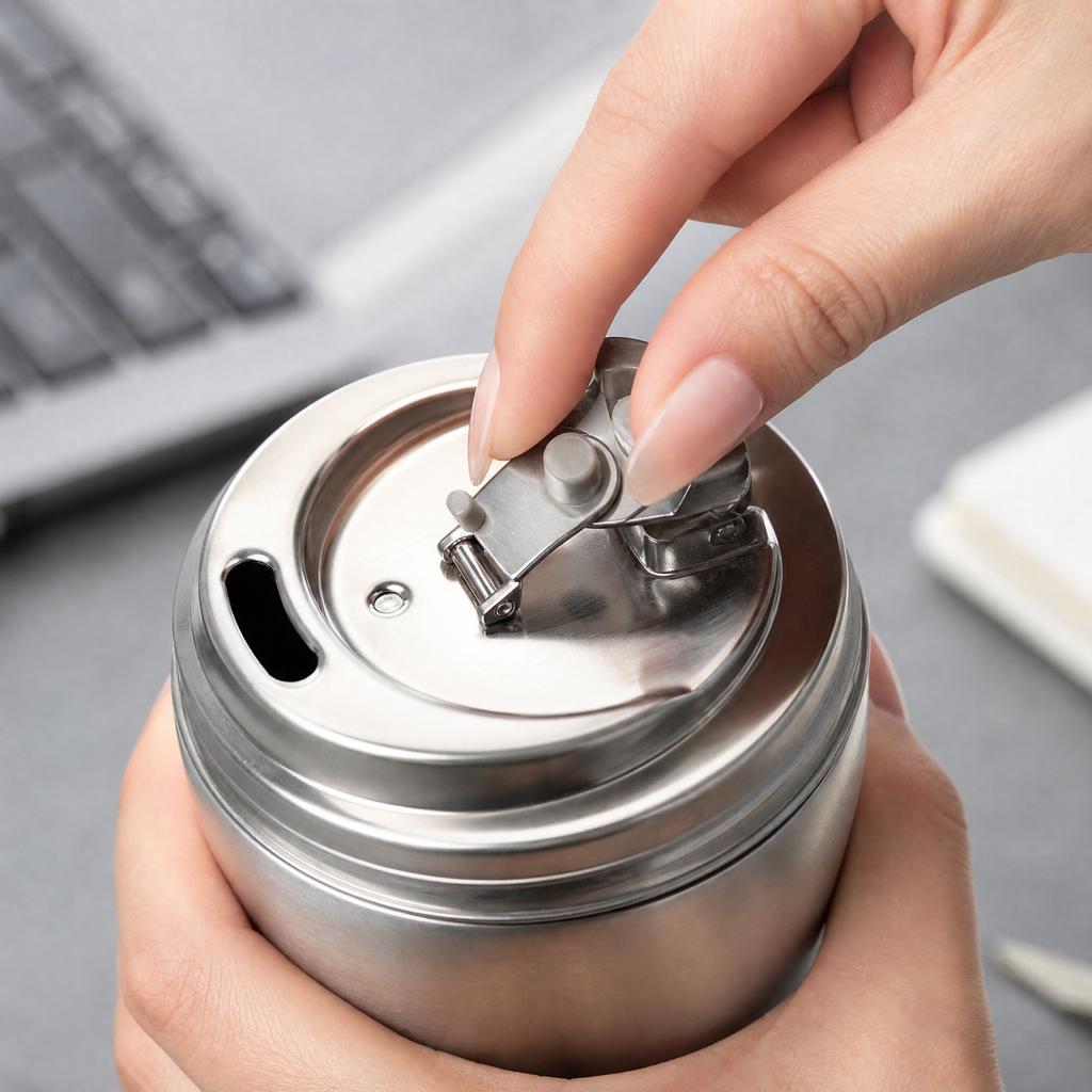 Stainless Bottle Lid Replacement, Leak- Screw- for Travel Mugs and Sports Bottles