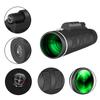 40x60 Hd Monocular Telescope Hunting Compass Low Light Night Vision Handheld With Tripod Phone Clip For Concerts Fishing Sailing