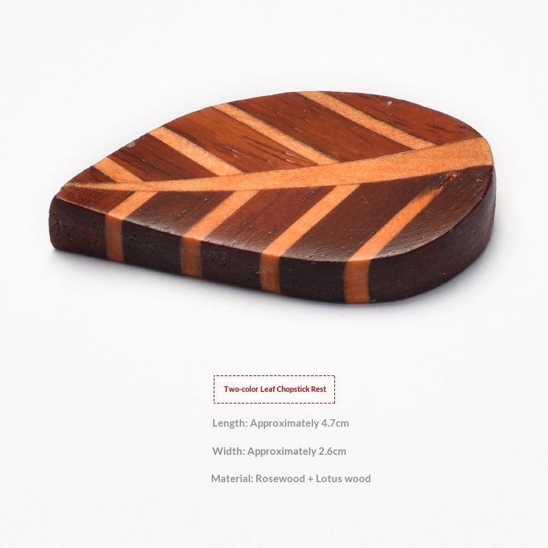 Creative Japanese Chopsticks Holder Wooden Chopstick Pillow Spoon Fork Knife Stand Table Decor Chopstick Rest Tableware Holder