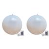 1-3PCS LED Water Floating Light Remote Control Swimming Pool Light Luminous Ball Inflatable Beach Ball Party Accessories