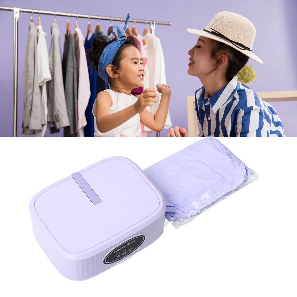 Clothes Dryer Portable Foldable Quiet Timer Function Energy Saving Fast Drying NaMachine for Camping ment Dormitories
