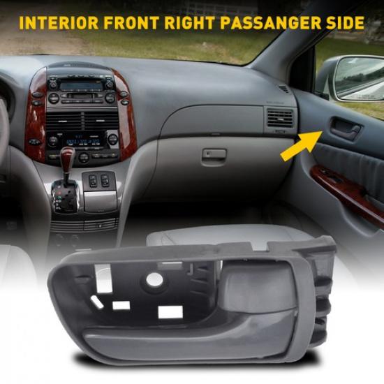 Front Right Passenger Interior Door Handle Side Gray For 2004-2010 Toyota