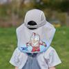 Ultraman Kids Summer Sun Hat With Fan And Wide Brim For Outdoor Protection