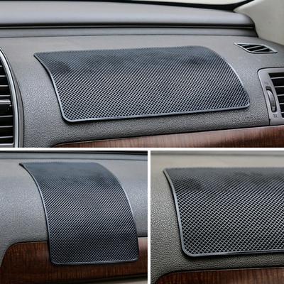 Car Styling Anti-Slip Dashboard Pad Square Mat for Mobile Phone Coin Sunglasses