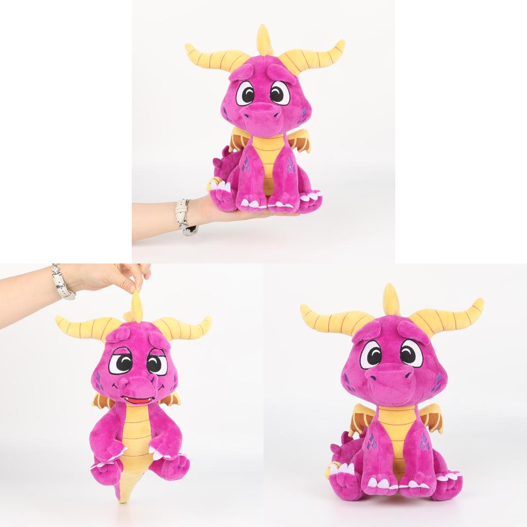 Spyro The Dragon Plush Toy Soft Stuffed Animal For Kids And Collectors