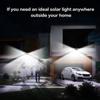 Powerful Solar Light Outdoor Motion Sensor Waterproof Garden LED Solar Light Spot Light Suitable for Garden Path Street LED Waterproof Wall Light Lamp