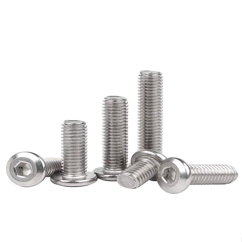 GUWANJI 304 Stainless Steel Flat Head Hex Screws