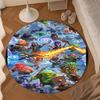 Clash Royale Heroes Collage Round mat Home Decor, Chair rug For livingroom,Bedroom, doormat home decor Birthday Gift Christmas Gifts