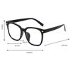 Women's Large Frame With Glasses With Large Face Flat Glasses With Large Face Slimming And Anti-blue Light Eyes Frame 2009