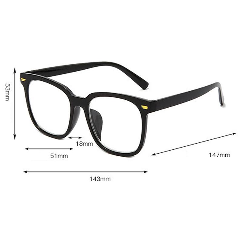Women's Large Frame With Glasses With Large Face Flat Glasses With Large Face Slimming And Anti-blue Light Eyes Frame 2009