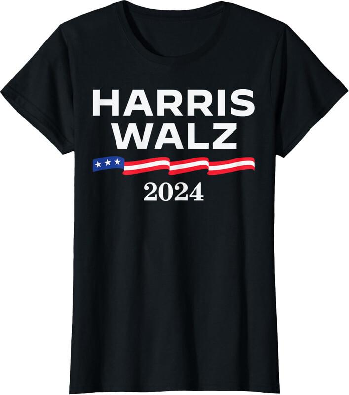 Kamala Harris Tim Walz Waltz Election 2024 Ladies' Crewneck T-Shirt Unisex T-Shirt