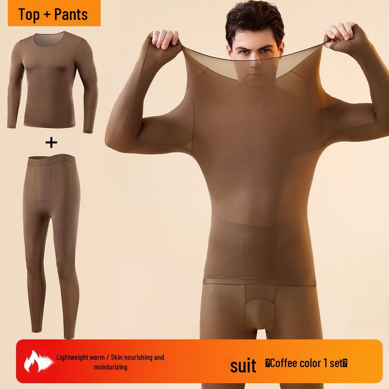 

Men s Seamless Anti-static Lightweight Base Layer Set for Autumn & Winter XL
