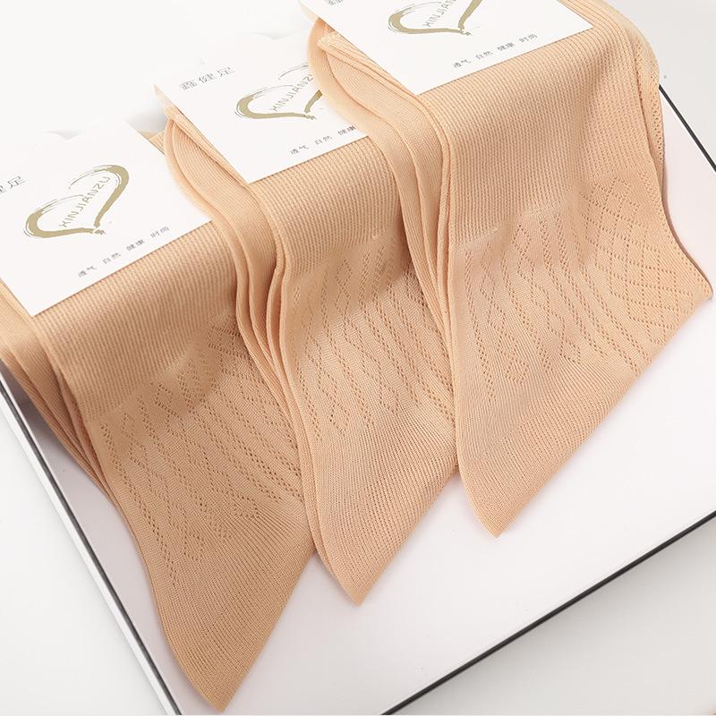 10 Pairs of Women's Spring and Summer Thin Style Old Loose Mouth Loose Tube Stockings