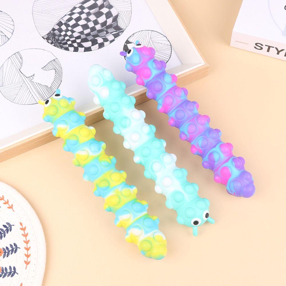 Games Decompression Toy Caterpillar Sucker Bubble Fidget Sucker Toys Suction Cup Toys Caterpillar