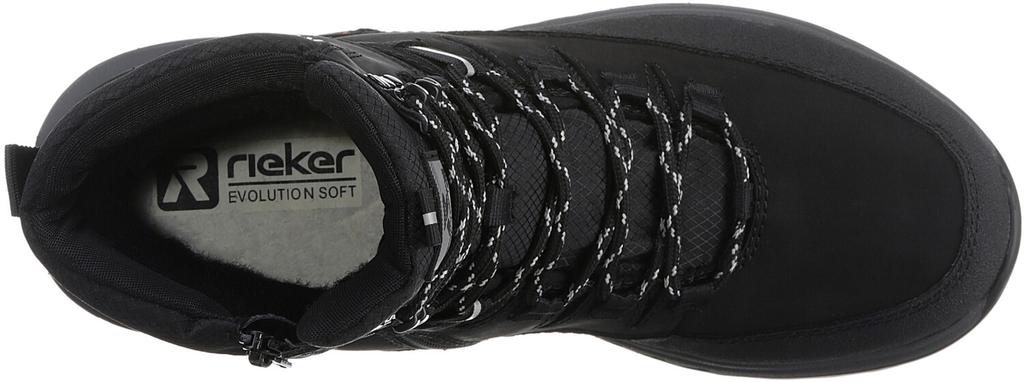 Ботинки на шнуровке Rieker красный черный белый