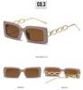2024 Women's UV400 Square Chain Sunglasses - Versatile & Stylish