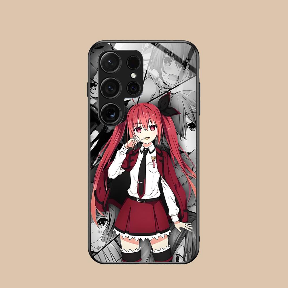 Date a Live Kotori Itsuka Glas Handyhülle für Samsung Galaxy S26 S25 S24 S23 S22 S21 S20 Note20 Plus FE Ultra Cover