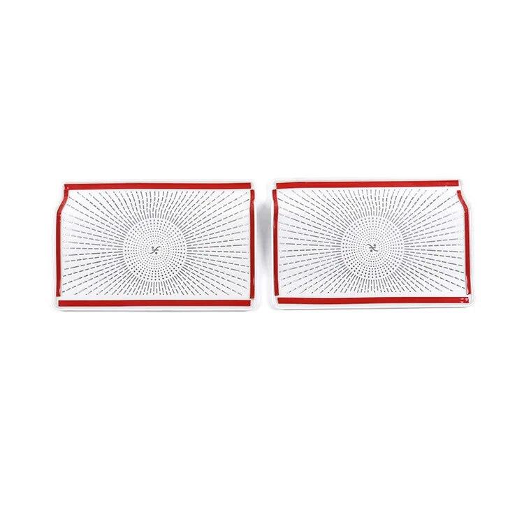 2pcs/Set ABS Car Seat Under Air Outlet Frame Decorative Cover Fit For Mercedes Benz GLE GLS 350 400 W167 X167