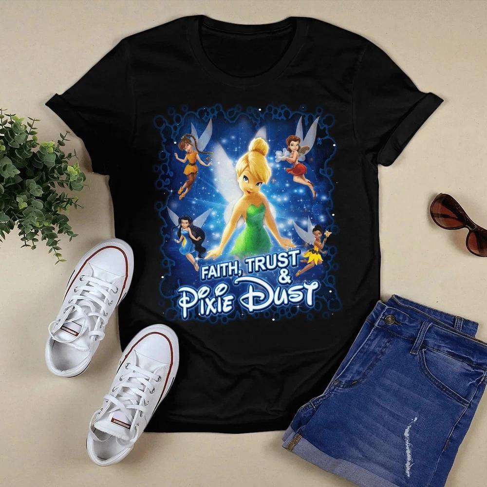 Tinker Bell Quote Faith Trust Pixie Dust Tinker Bell Tshirt Unisex Unisex S