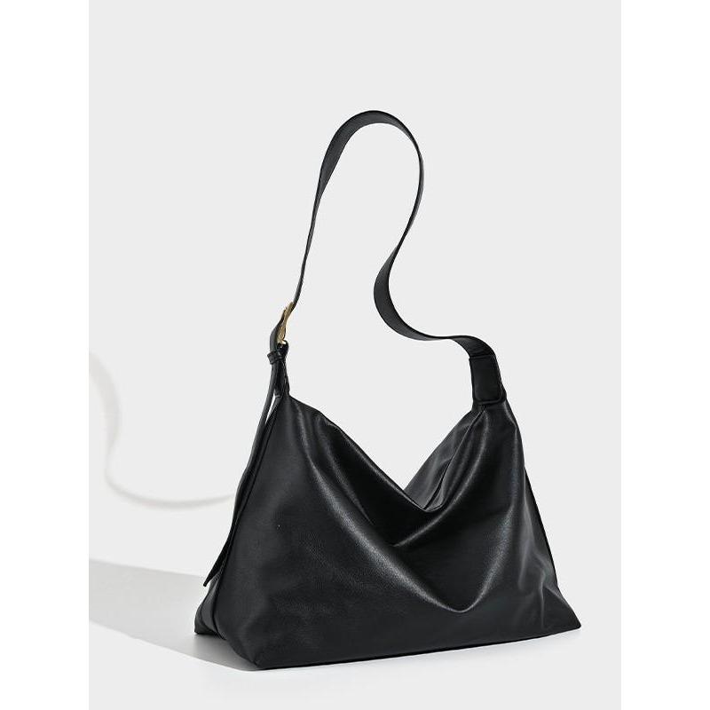 

Luxury Fashi Soft Leather Handbags Women Brown Large Capacity Hand Bags Shopping Tote Female Casual Shoulder Bag Purse чёрный