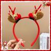 Christmas Decoration Antlers Headband Elf Deer Horn Hair Band Photo Props Christmas Headband  Girl
