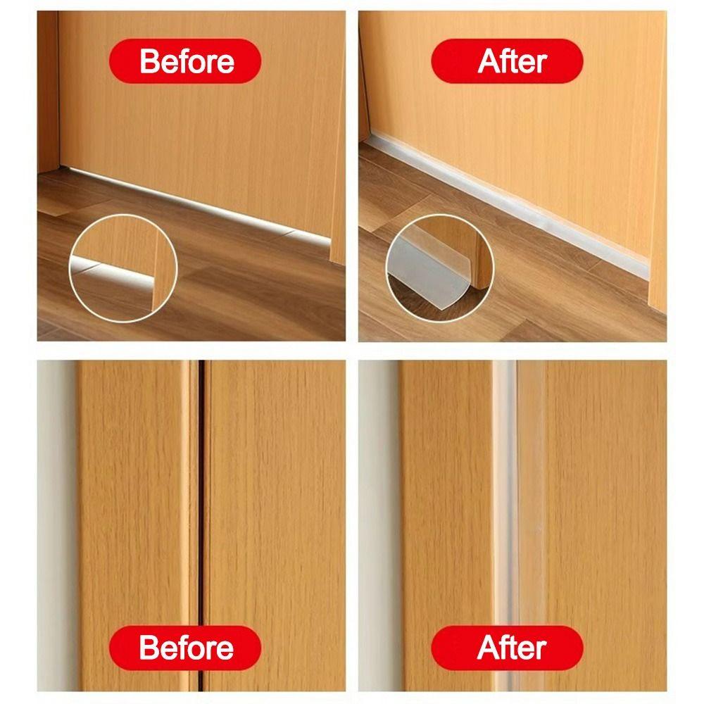 Windproof Warm Self-adhesive Door Window Seal 1/3m Door Bottom Sealing Strip  for Door Window