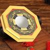 Chinese Feng Shui Mirror, Designed To Be Hung Outdoors, Counteract Bad Luck Bring Good Luck Gossip Mirror Chinese Feng Shui Convex, For(13.5cm