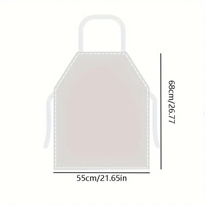 1pc Chocolate Drip Ice Cream Cone Striped Apron Linen Kitchen Baking Chef Gift For Her Funny Cooking Wear Home Decor