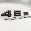 3D ABS Chrom Schwarz Auto Buchstaben Logo 745e Heckklappen Emblem Aufkleber Abziehbild Für BMW 7er Reihe 745e G12 Auto Heckmarkierung Zubehör