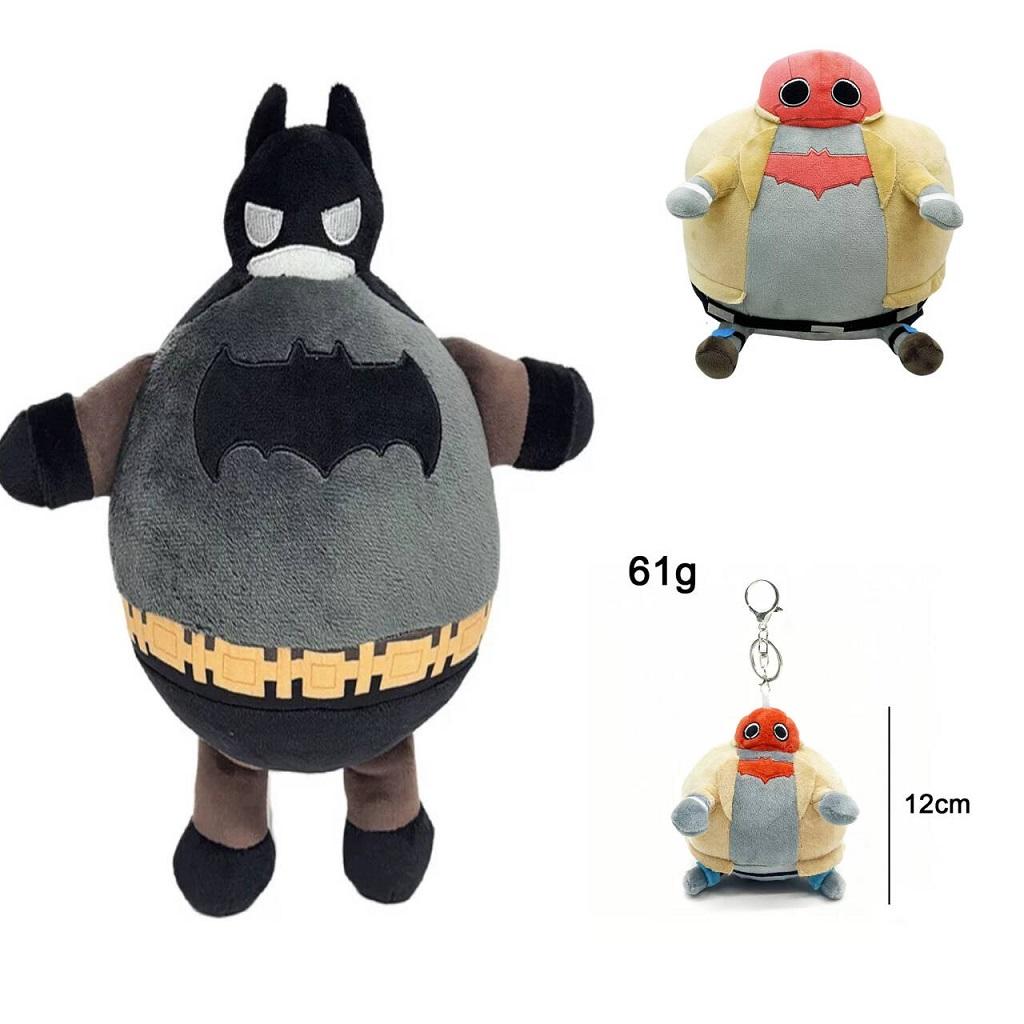 2026 New 12cm Pendant Fat Jason Todd Plush Doll Cute Anime Peripherals Toy Halloween Christmas Gift