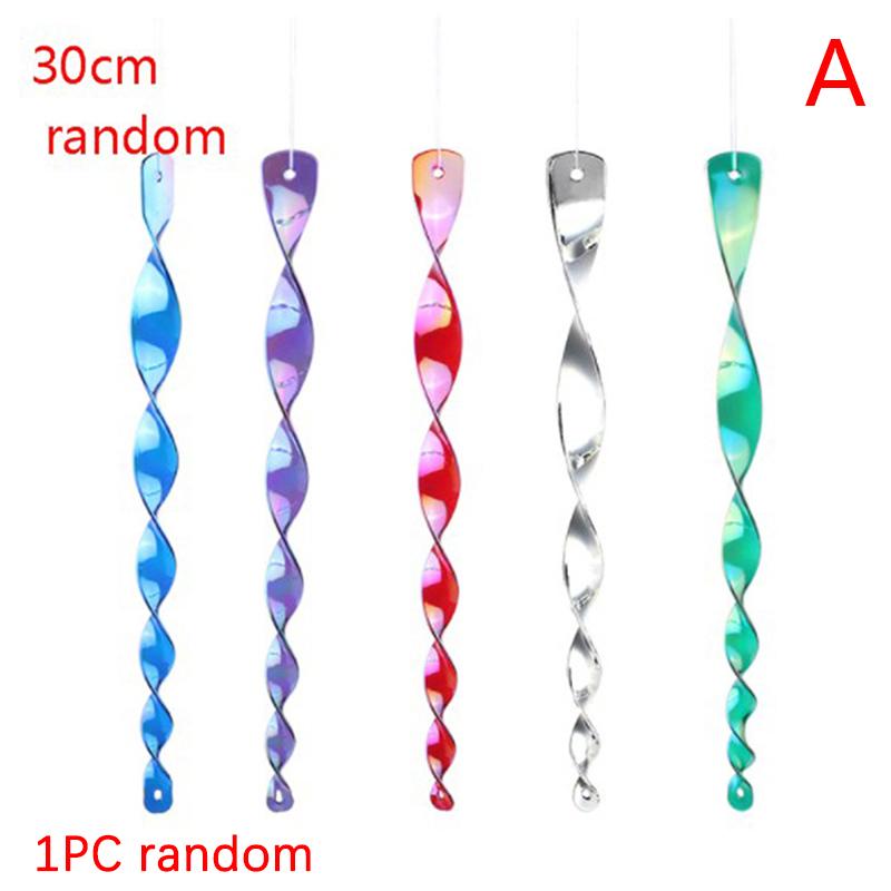 

Отпугиватель птиц Ветряная мельница Отпугиватель птиц Ветровертушка Светоотражающий спиральный стержень Устройство 30cm