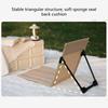 Stadium Seat Cushion Lightweight Padded Folding Chair with Backrest Lazy Chairs for Mountaineering Sports Moisture-Proop