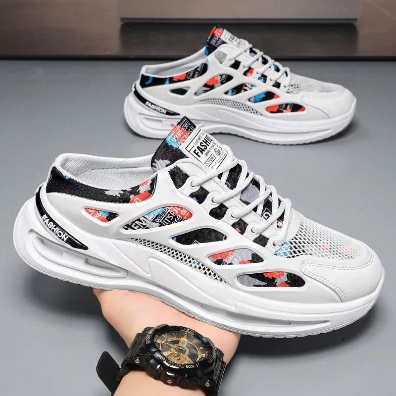Fashion Fashion Men Casual Shoes Breathable Durable Comfortable Soft Flat Shoes Sweat-absorbing Non Slip Outdoor Lightweight Sneakers