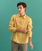 Panicalle Yellow Pocket Linen Shirt