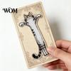 Cat Design Bookmark 5Pcs Acrylic Long Bookmark, Book Mark for Reading Women & Cartoon Men, Decorative Kitten Page Marker, Gifts Readers Lovers