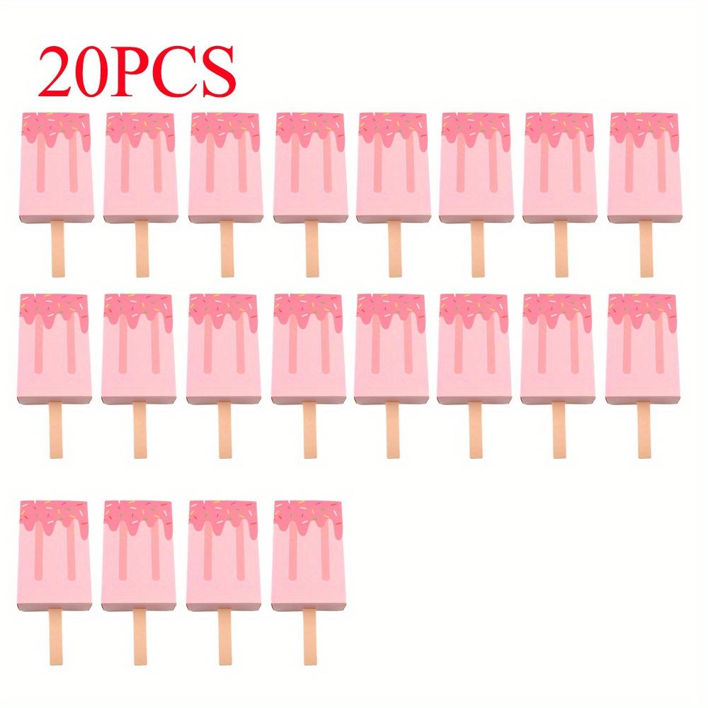 20 PCS Boîte à Bonbons de Fête Mignon Cartoon Tiroir Cadeaux de Fête Forme de Glace Boîtes Cadeaux Cadeaux de Douche Créatif Boîtes à Bonbons de Mariage