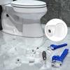 6pcs Universal Toilet Bolt Caps, Round Plastic Push-On Toilet Bowl Bolt Caps Covers, With Extra Washers For Easy Installation,White Color
