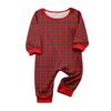 Matching Family Christmas Pajamas Set, Christmas Print Long Sleeve Round Neck Top and Pants Loungewear for Holiday