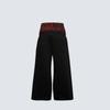 Rivet Leopard Patchwork Sweatpants Loose Fit Casual Dance Pants Unisex