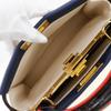Fendi Peekaboo Handbag 8BN290 2WAYShoulder White / Navy canvas/Calfskin Women Used