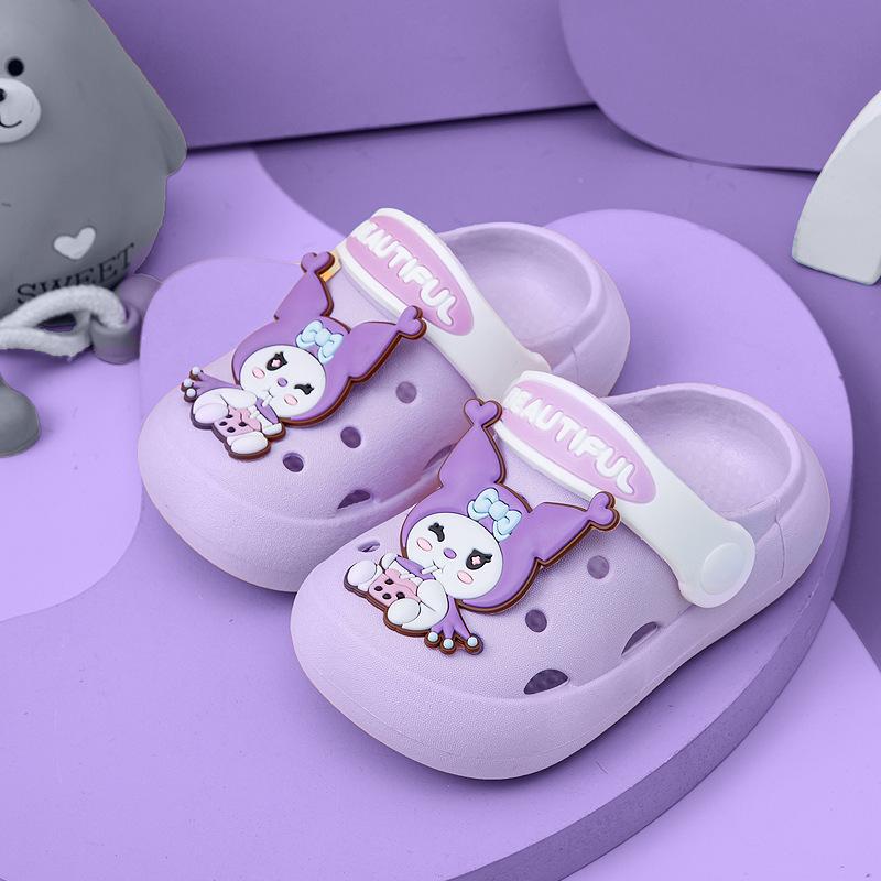 Children s slippers for toddlers, summer boys and girls clogs, non-slip sandals, kids summer sandals 21/22Code【Insole Length