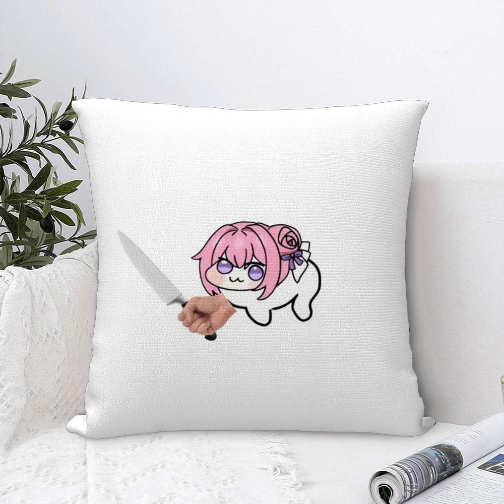 N-Nikke DORO Doll Anime Pillow Case Sofa Decorative Home Double-sided Print Plush Square Throw Pillow Covers Cushion Decor Cover